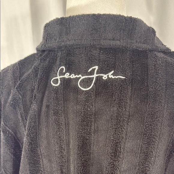 Sean John Vintage Black Fuzzy Zip-Up Sweater Size XXL - Picture 9 of 9